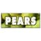Signmission PEARS BANNER SIGN fresh picked fruit stand farm produce farmers market sweet B-Pears - alternate 1